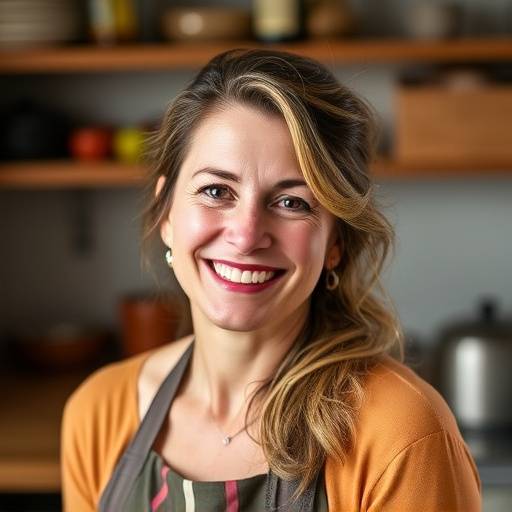 Fotografia sorridente di Isabella Rossi, la fondatrice di Cucina del Sole